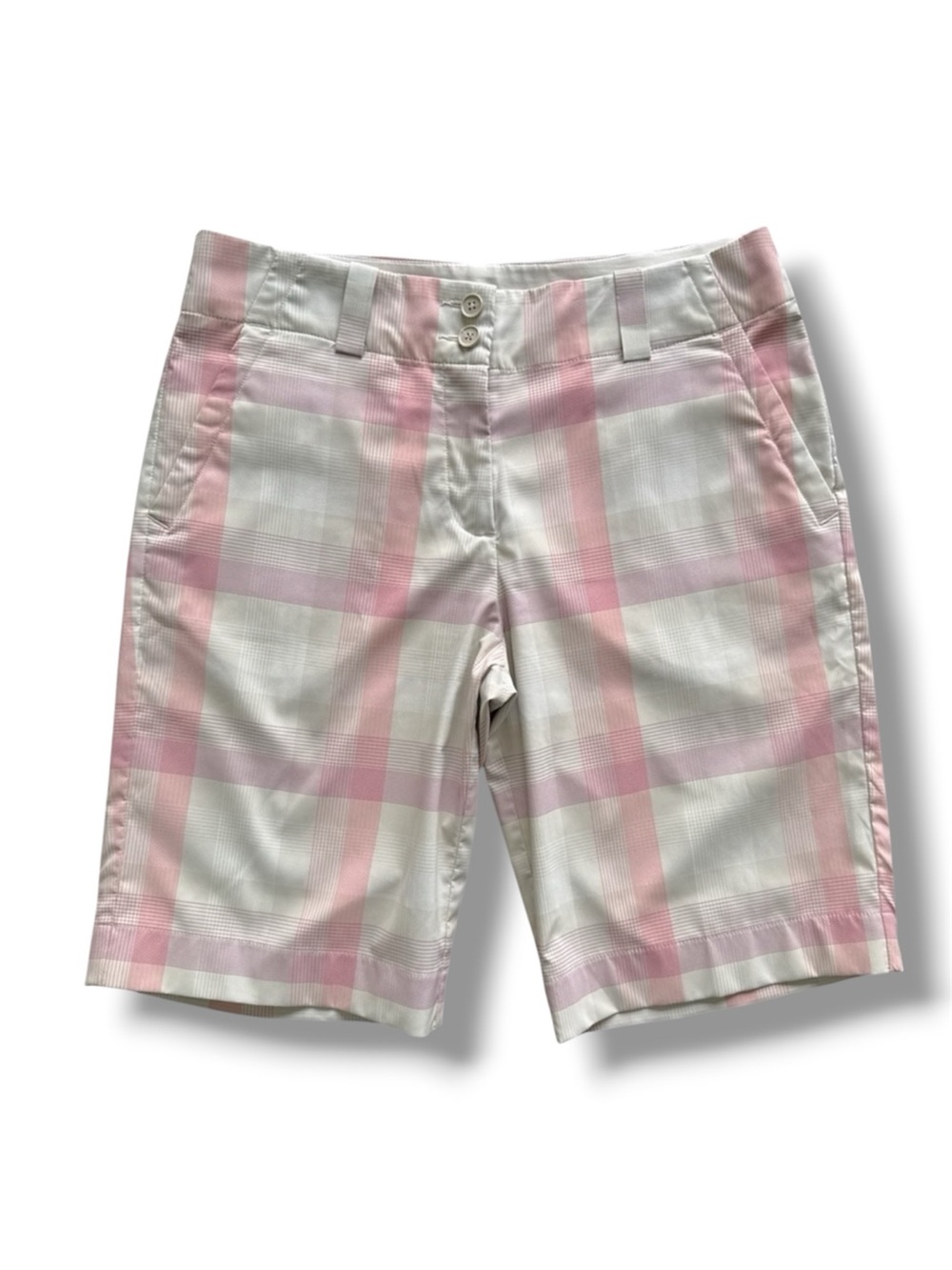 Nike Dri‑Fit Plaid Golf Shorts Women’s Size 6